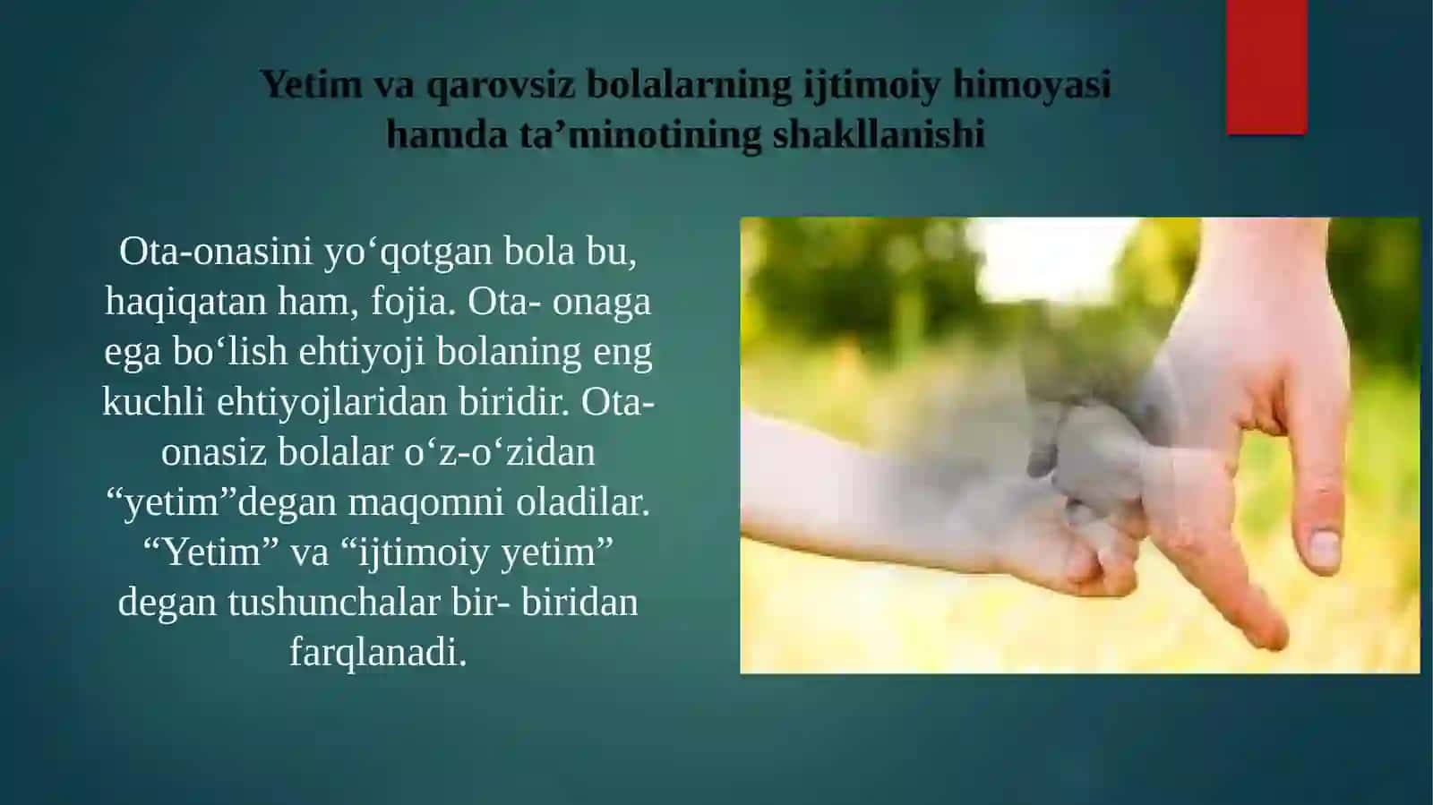 O‘zbekistonda yetim va qarovsiz bolalarning ijtimoiy himoyasi 4