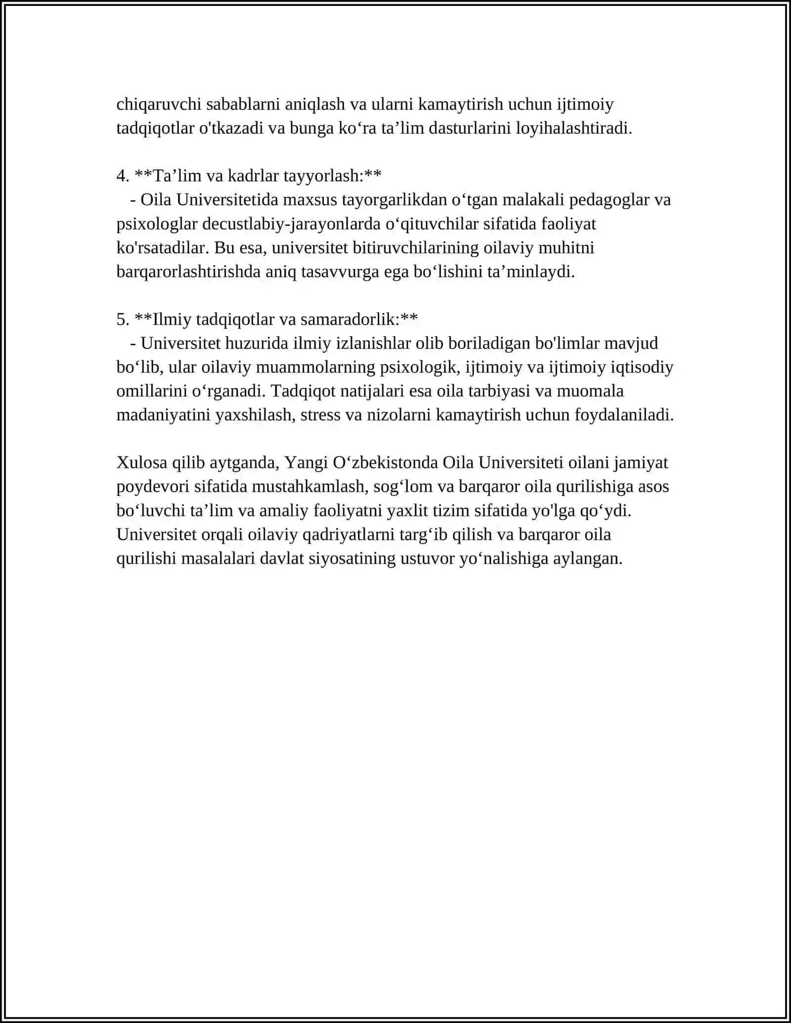 Yangi Oʻzbekistonda Oila Universiteti 4