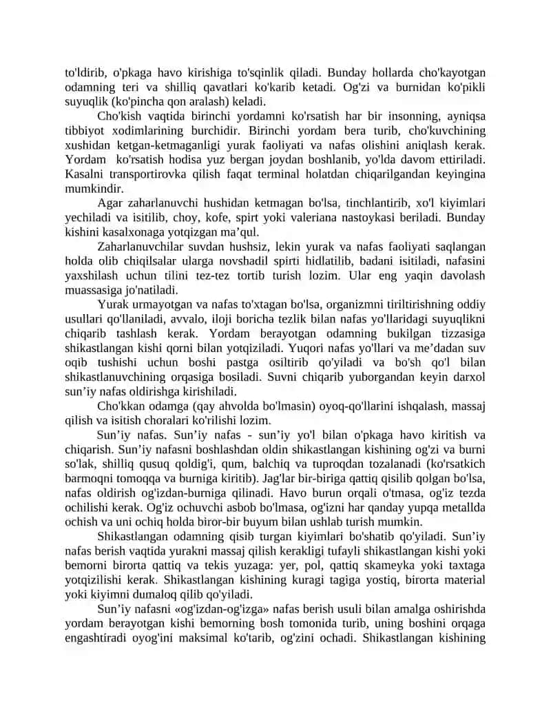 Yurakning to'xtab qolishi 4