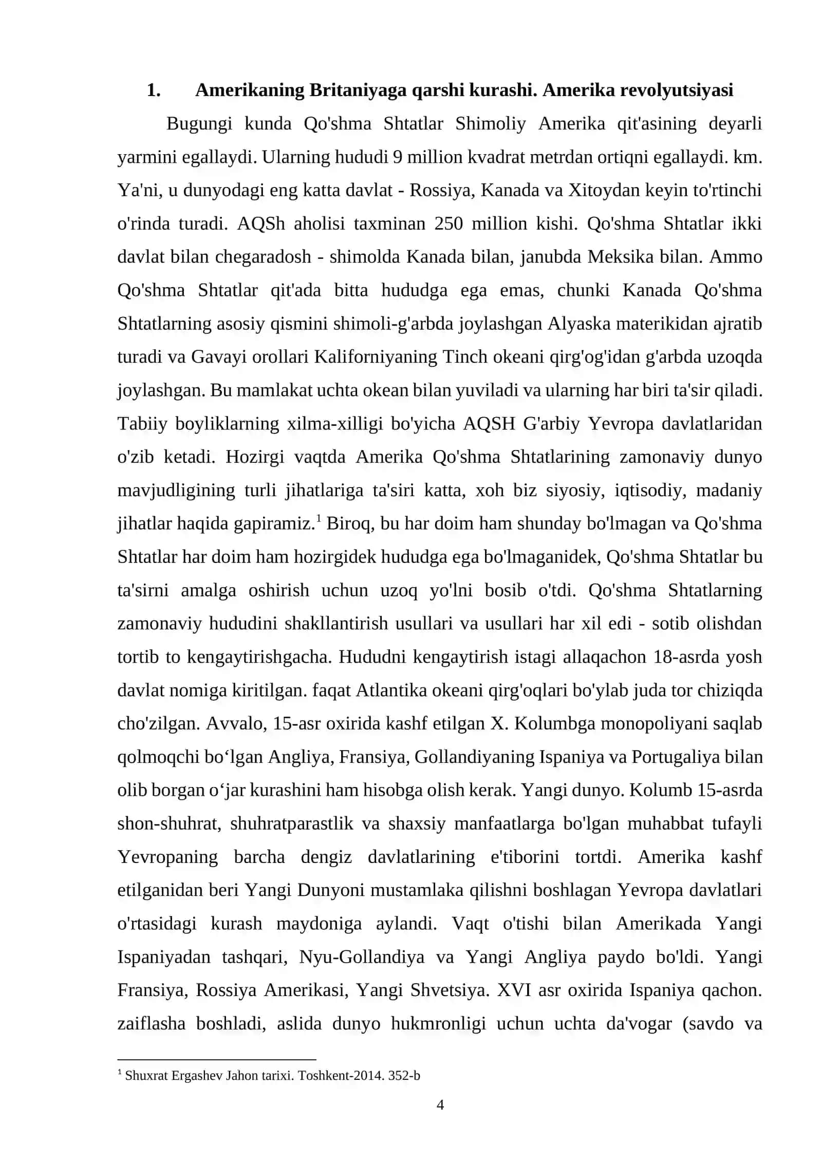 AQSh davlatchiligining rivojlanishi 4