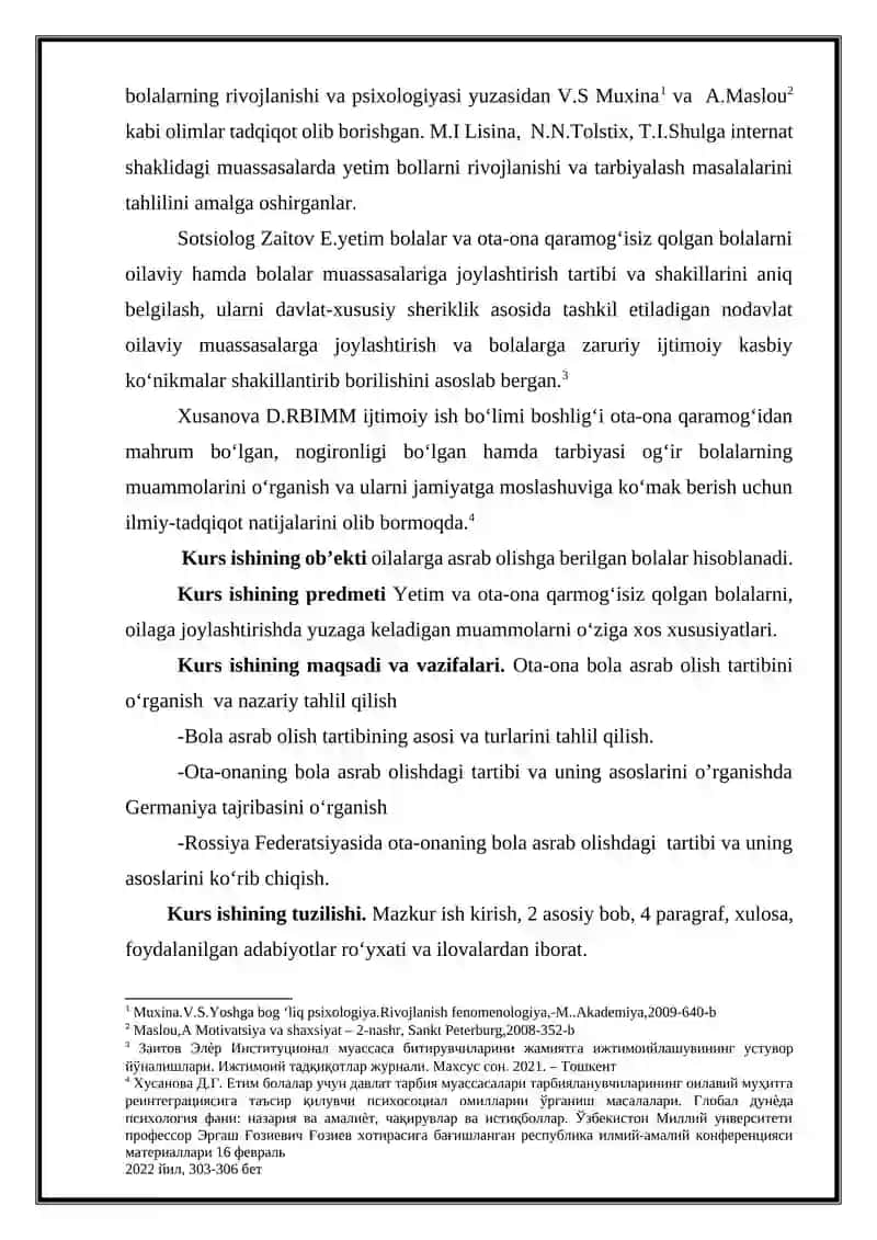 Ota-onaning bola asrab olish tartibi va uning nazariy metodologik asoslari 4