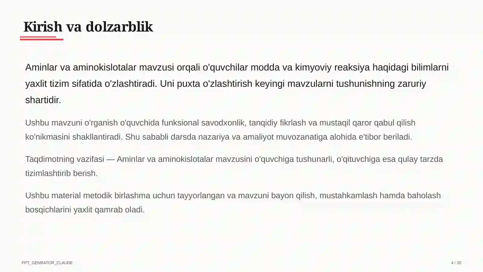 Aminlar va aminokislotalar (11-sinf) 4