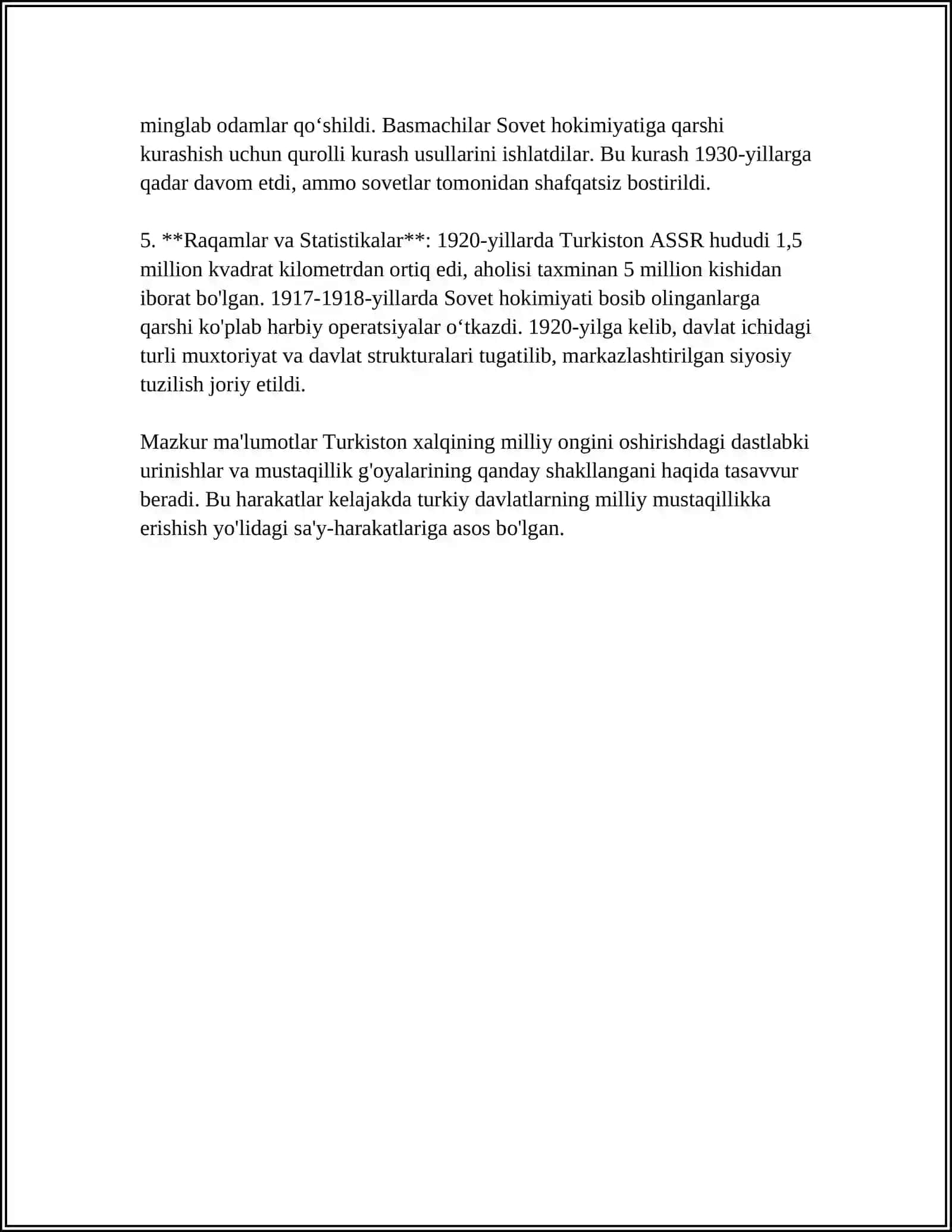 Turkiston Avtonomiyasi va Mustaqillik G'oyalari 4