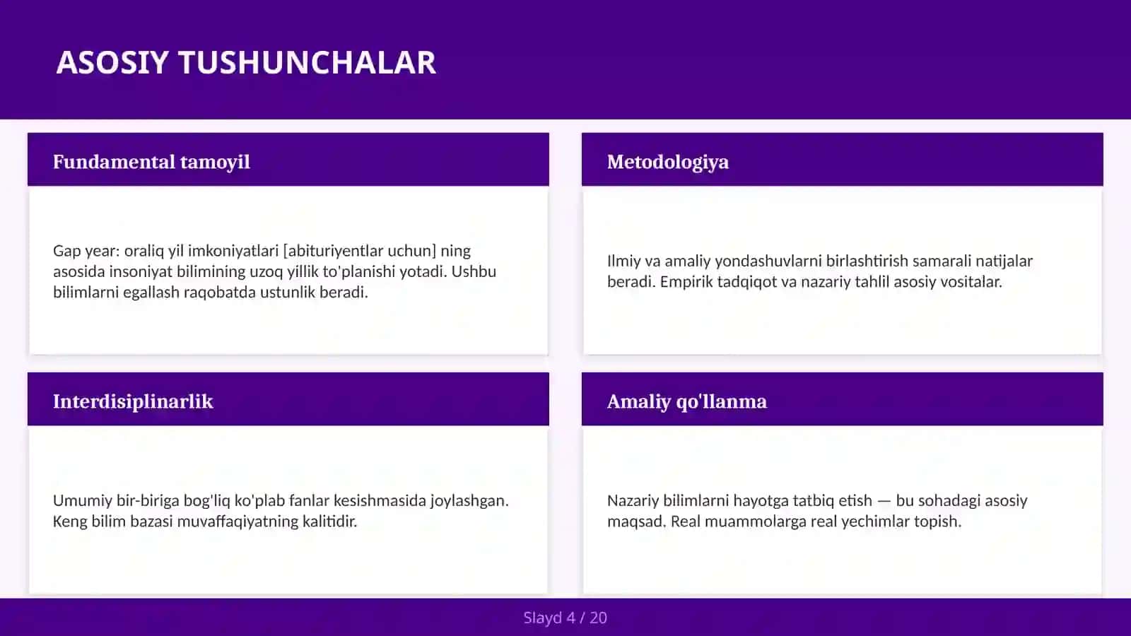 Gap year: oraliq yil imkoniyatlari [abituriyentlar uchun] 4