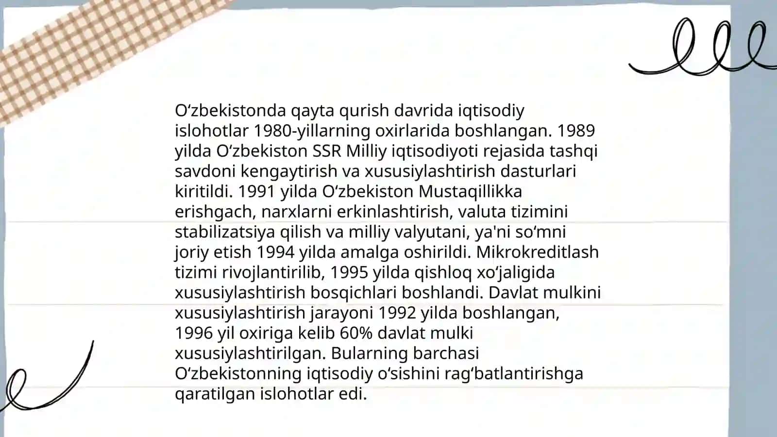 Qayta qurish: Asosiy maqsadlari va tamoyillari 4