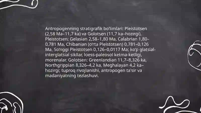 Antropogen geologik davr tasnifi 4