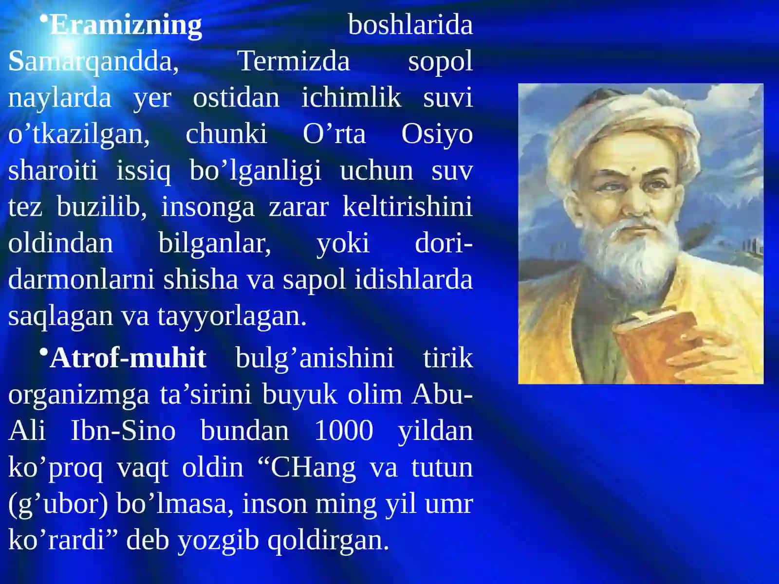 EKOLOGIYANING BOSH VAZIFASI PPT 4