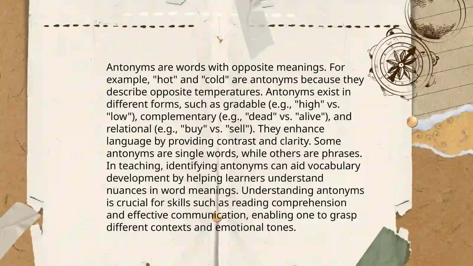 Synonyms, antonyms and homonyms 4