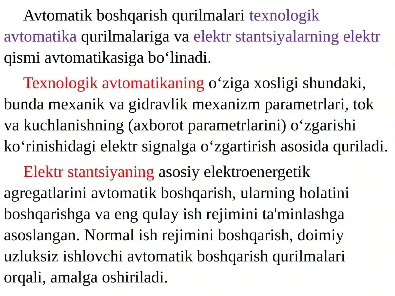 Elektrstantsiya Gidrovatrubo Generatorlarini Avtomatik Boshqarish 4