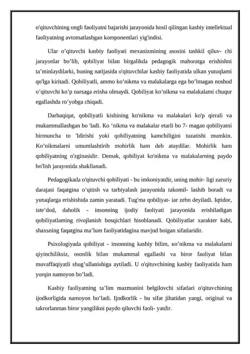Qobilyatların Pedagogik Psixologik Tasnifi 4
