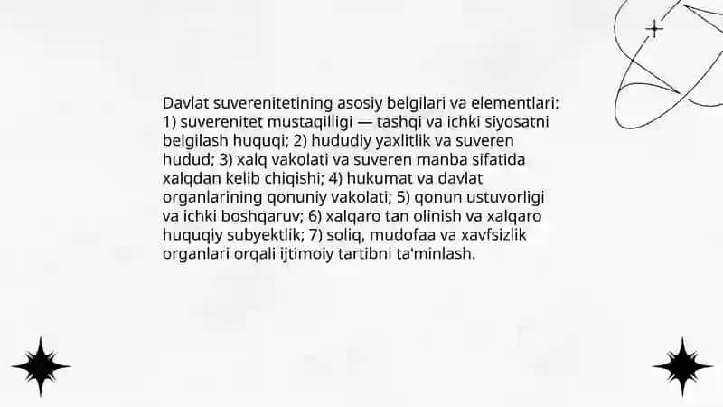 Davlat suvereniteti va uning konstitutsiyaviy asoslari 4