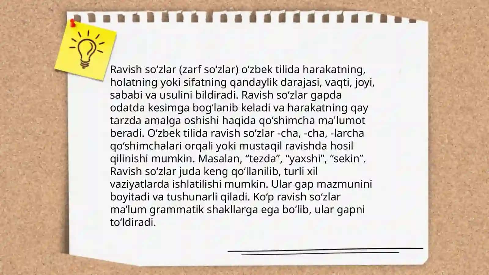 Ravish so‘z turkumi 4