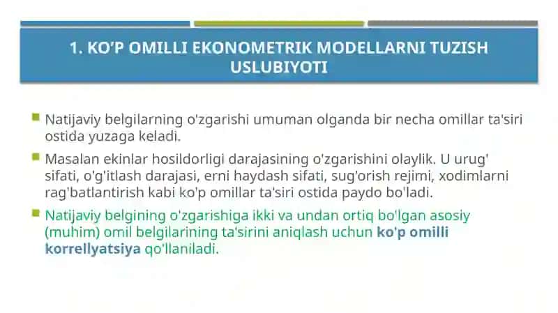 KO‘POMILLI EKONOMETRIKTAHLIL 4