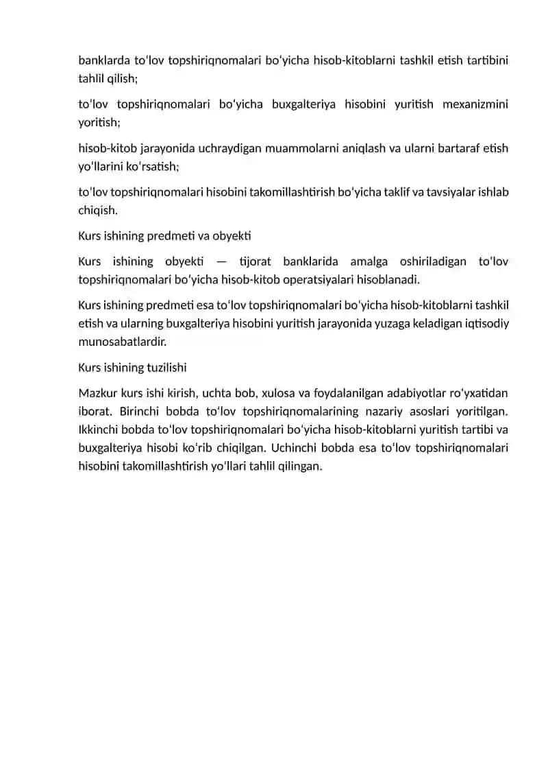 Banklarda to‘lov topshiriqnomalari bo‘yicha hisob-kitoblar hisobi 4