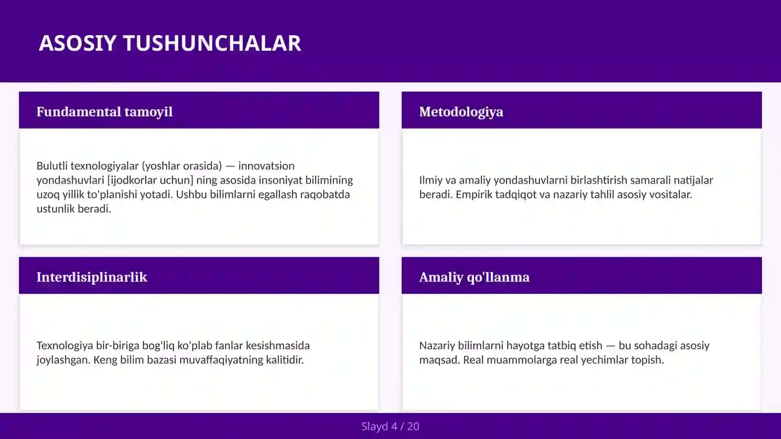 Bulutli texnologiyalar (yoshlar orasida) — innovatsion yondashuvlari [ijodkorlar uchun] 4