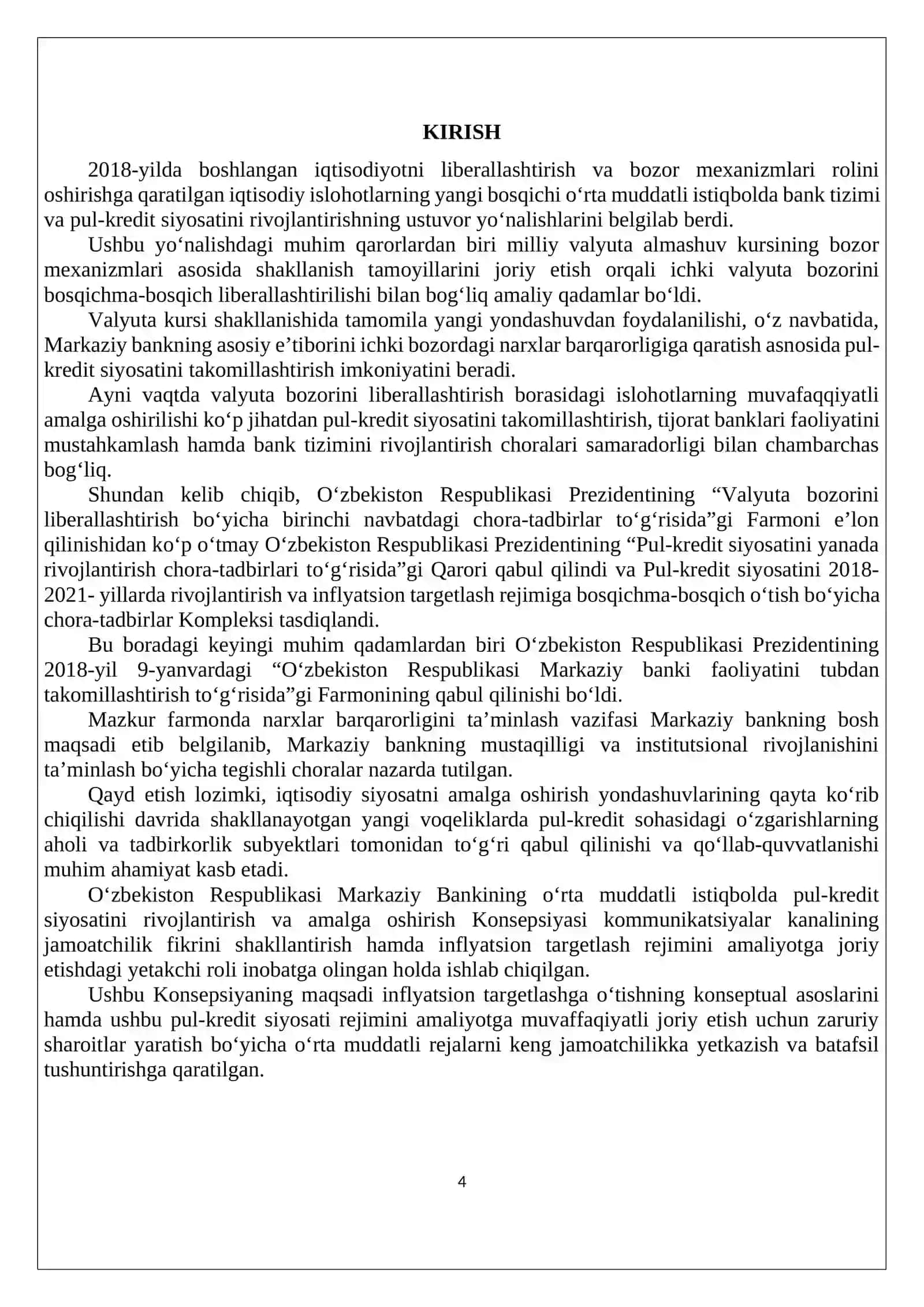 Davlatning pul -kredit va monitar siyosati 4