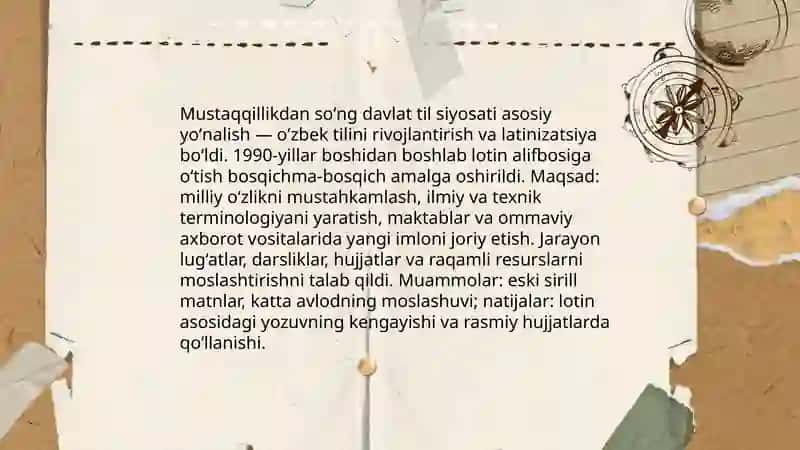 MUSTAOILLIK YILLARIDA OZBEKISTONDAGI MÀ'NAVIY VA MADANIY TARAQQIYOT 4