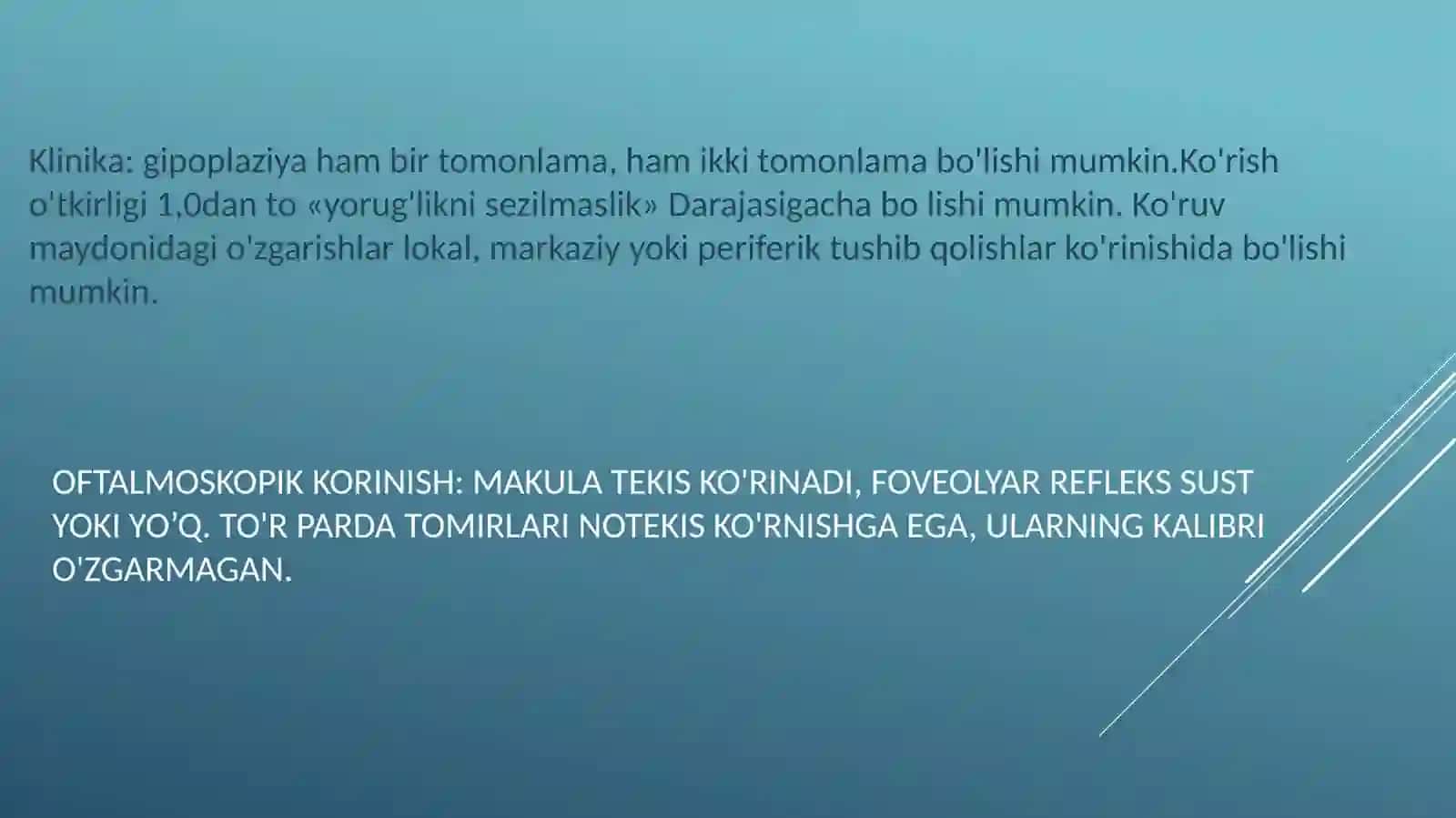 KO’RUV NERVI TUG’MA NUQSONLARI 4