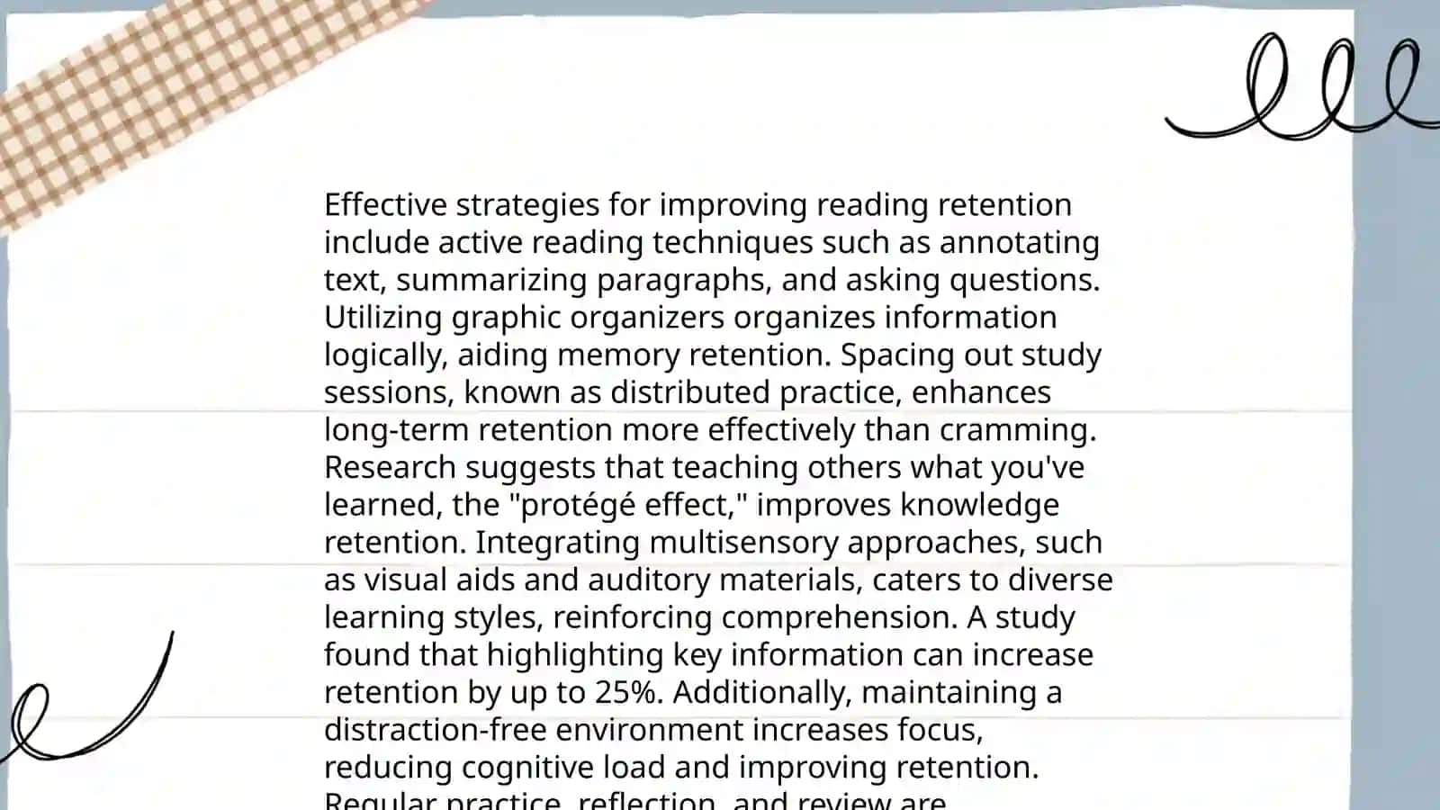 Remembering What You Read 4
