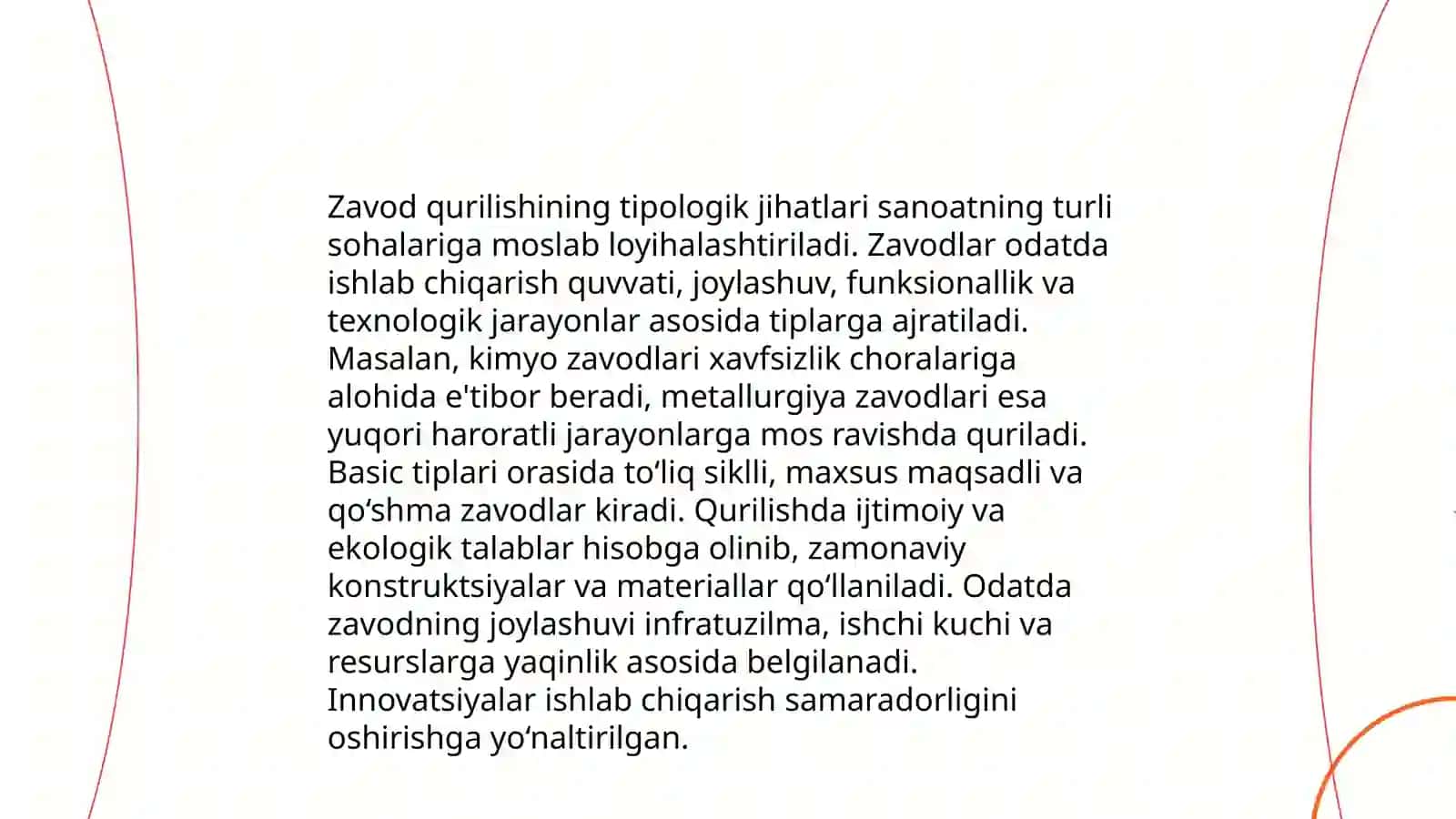 Sanoat inshootlari tipologiyasi va ularning konstruktiv yechimlari 4
