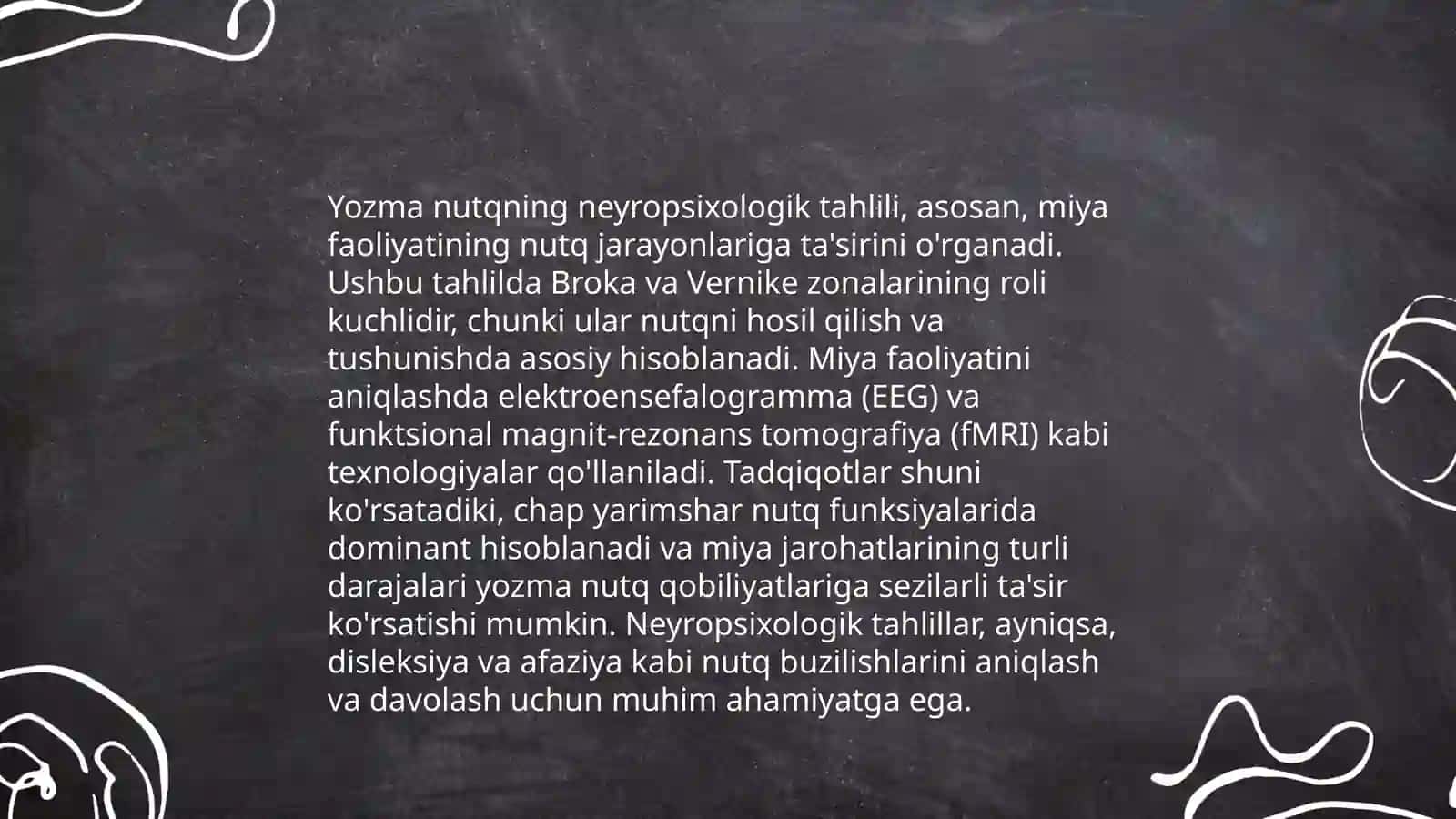 Yozma nutqning psixofiziologik xususiyatlari 4