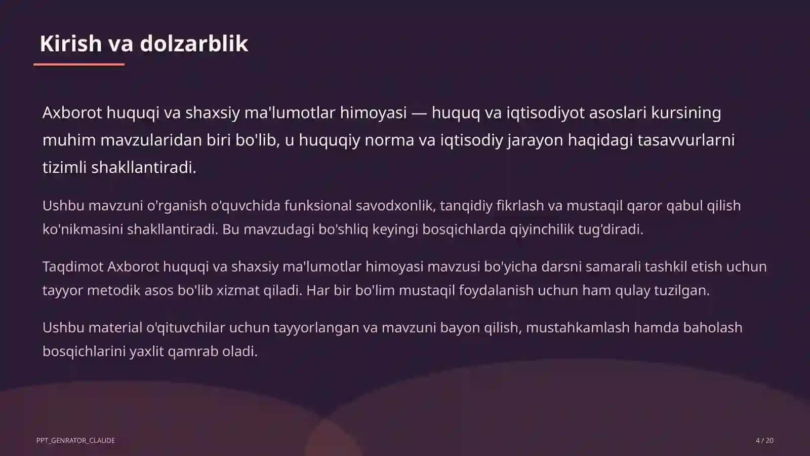 Huquq va iqtisodiyot asoslari (9–11) 4