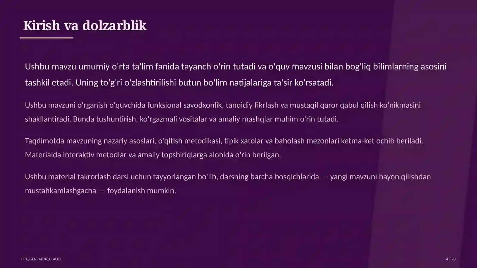 Prompt yozish ko'nikmasi: o'qituvchi sun'iy intellektga to'g'ri savol berishni o'rganadi (2026) 4