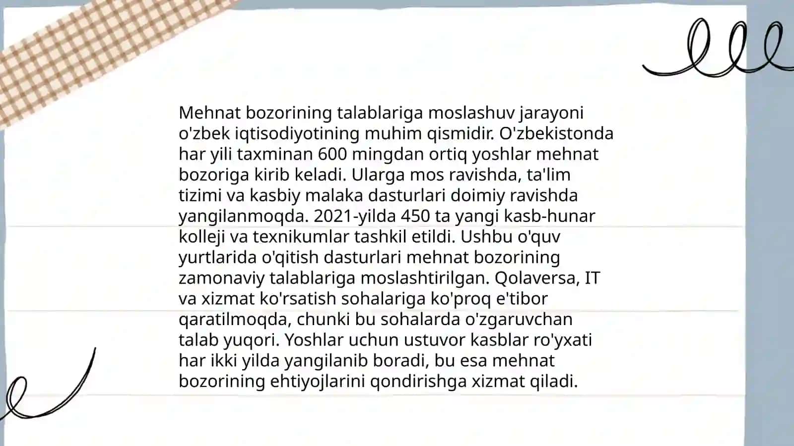 Kasb-hunarga yo'naltirish dasturlari 4