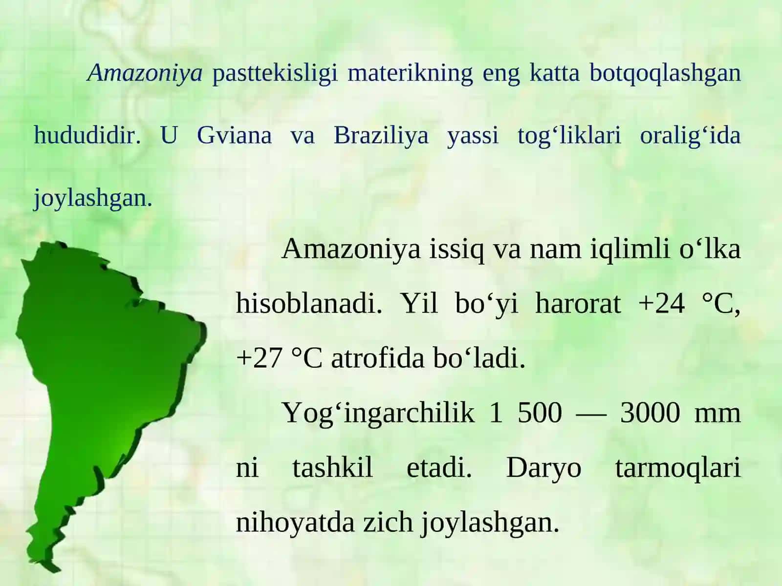 Tabiiy geografik o‘lkalari 4