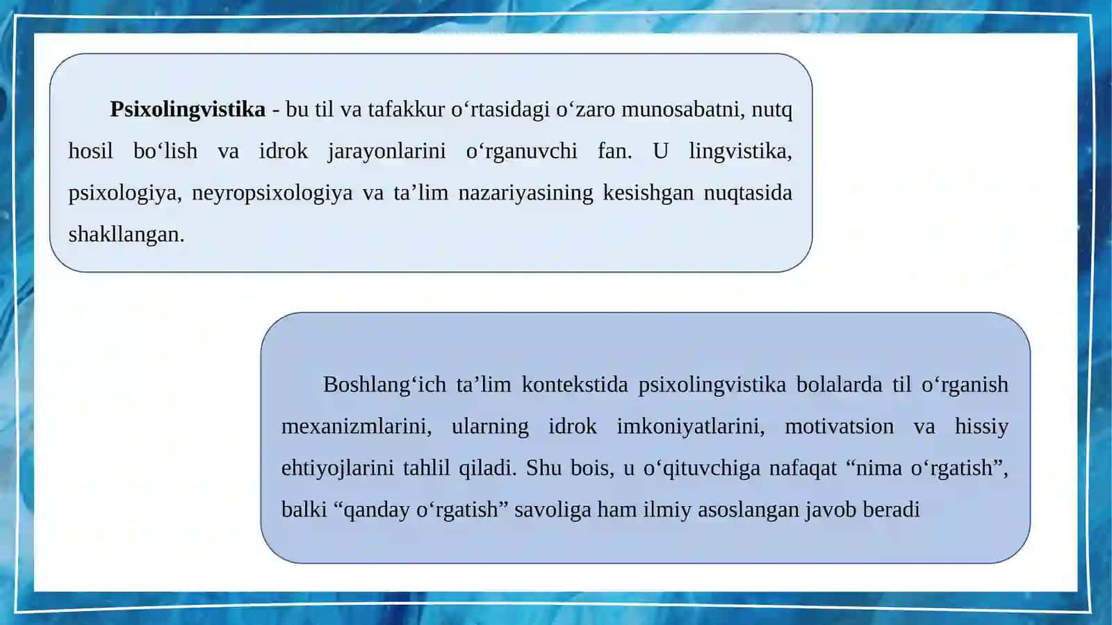 Kichik yoshdagi o‘quvchilarga chet tilini o‘qitishning psixologik, lingvistik va metodik asoslari 4