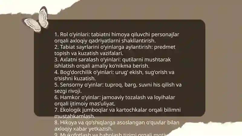 Maktabgacha tarbiya yoshdagi bolalarning ekologik tarbiyasi 4