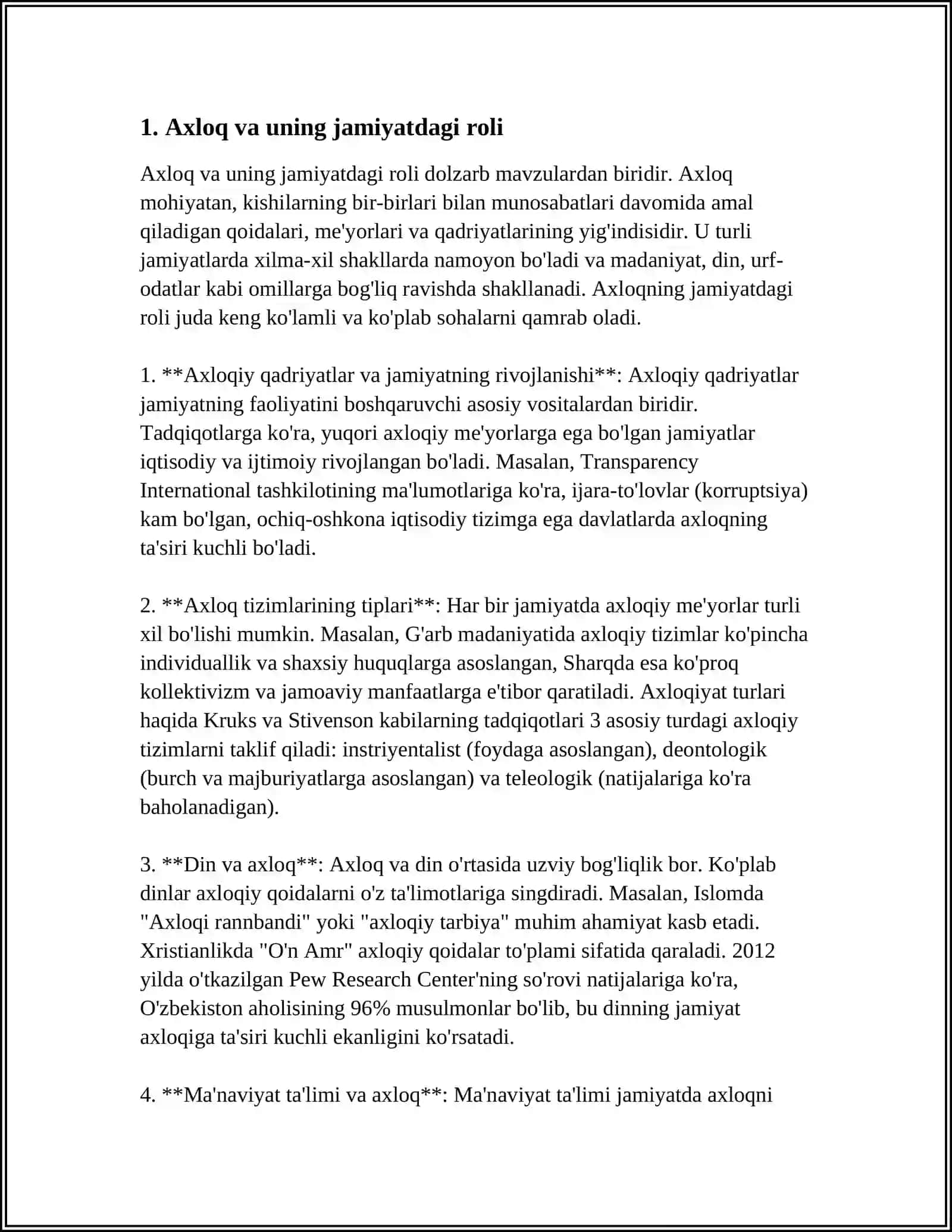 AXLOQI KABIR VA TURKIY GULISTON YOXUD AXLOQ KITOBLARNI QIYOSLASH 4