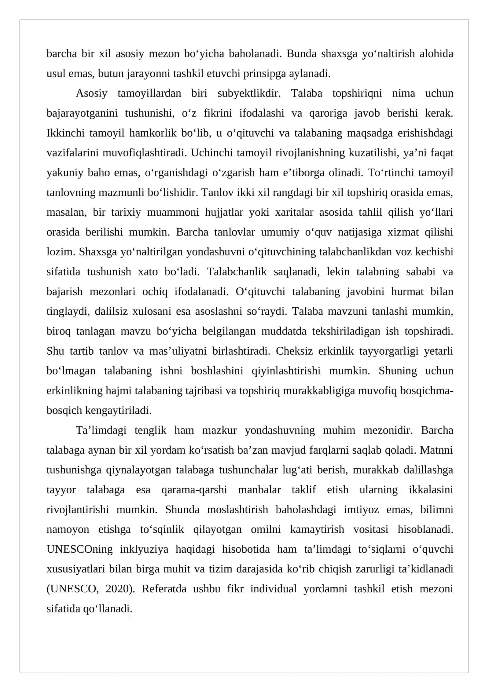 Pedagogik jarayonda shaxsga yo‘naltirilgan ta’lim texnologiyalarining imkoniyatlari 4