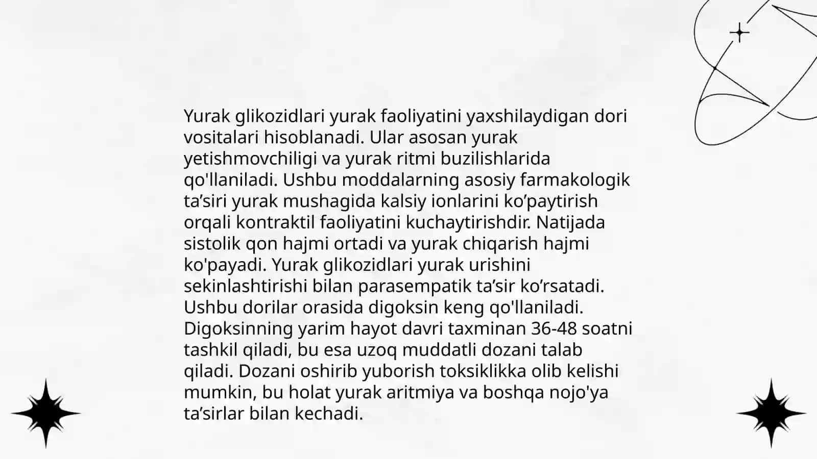 Yurak glikozidlari 4