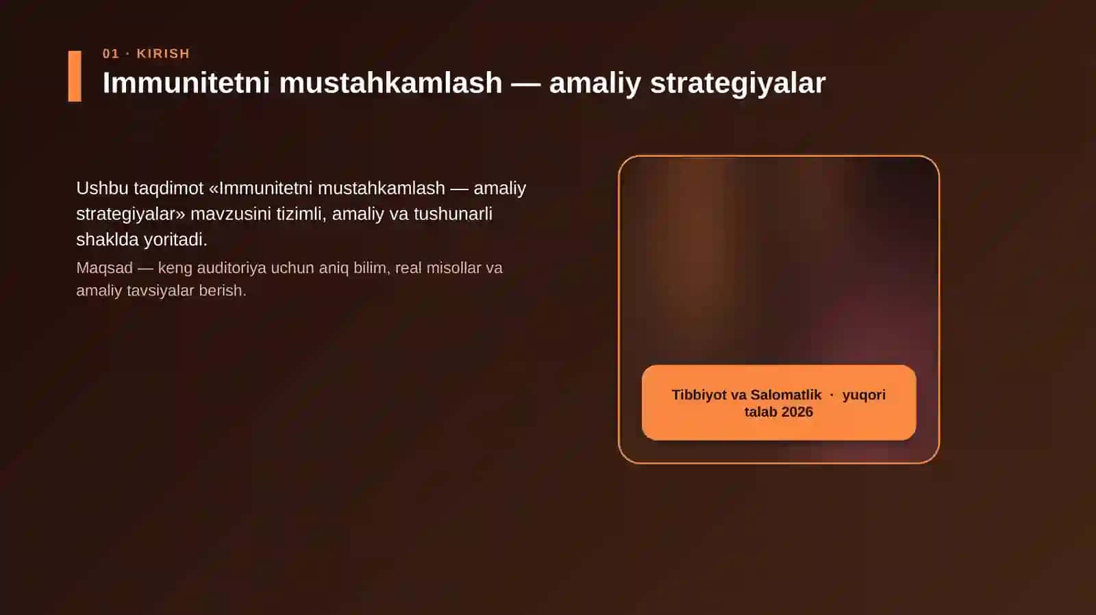 Immunitetni mustahkamlash — amaliy strategiyalar 4