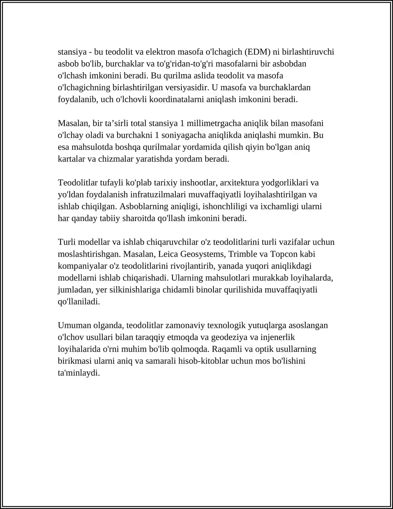 Teodolitlar 4