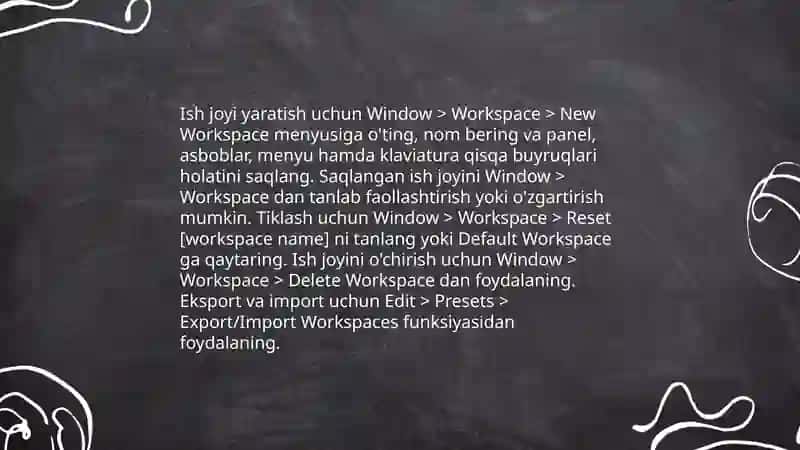 Photoshop interfeysi 4