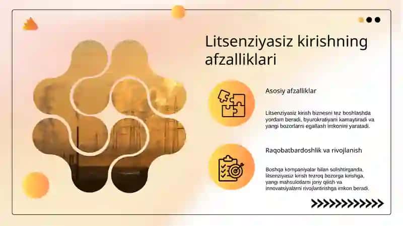 Tadbirkorlik huquqida “Biznesga litsenziyasiz kirish” tushunchasi va uning mohiyati 4