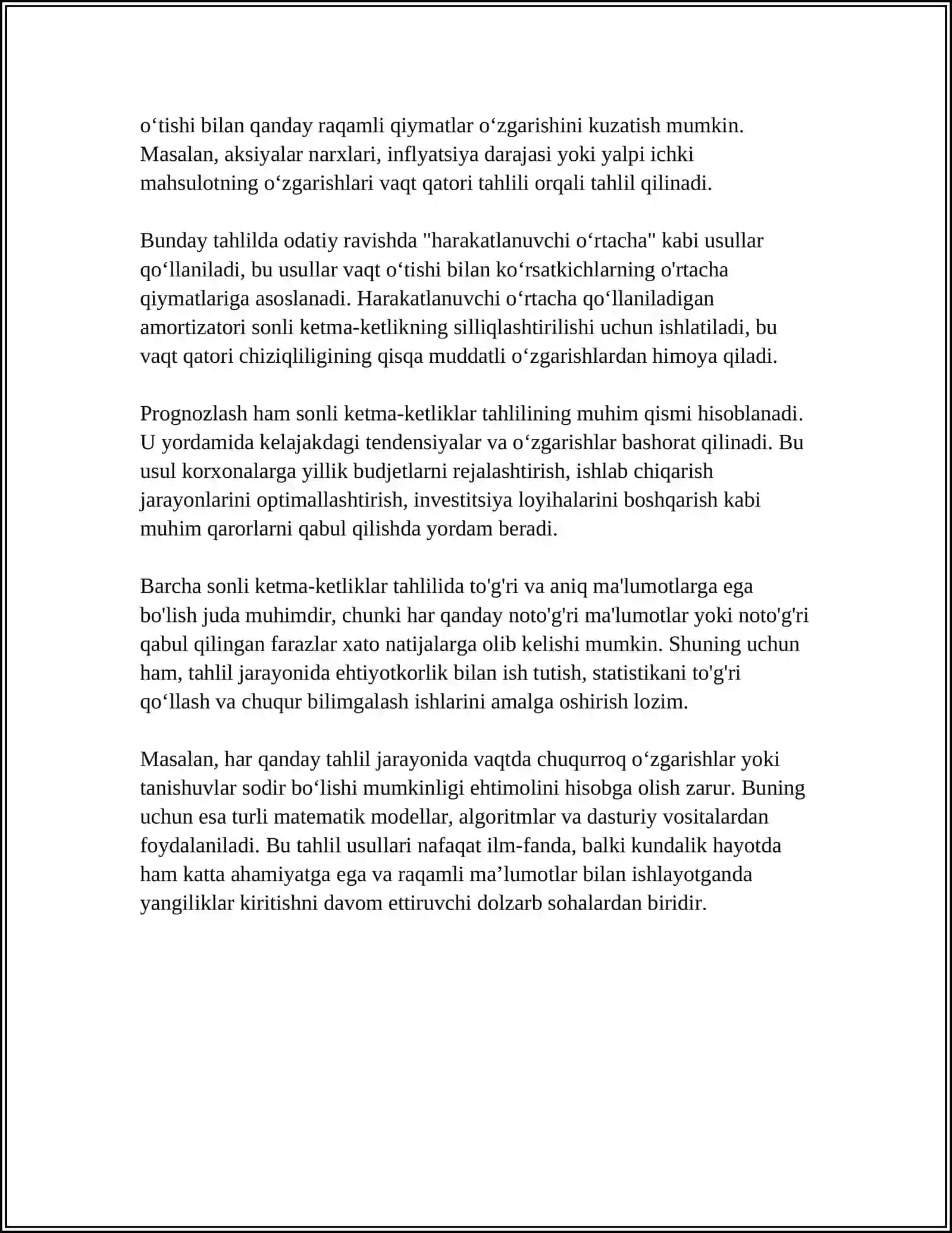 SONLI KETMA KETLIKLAR.KETMA KETLIK LIMITLAR 4