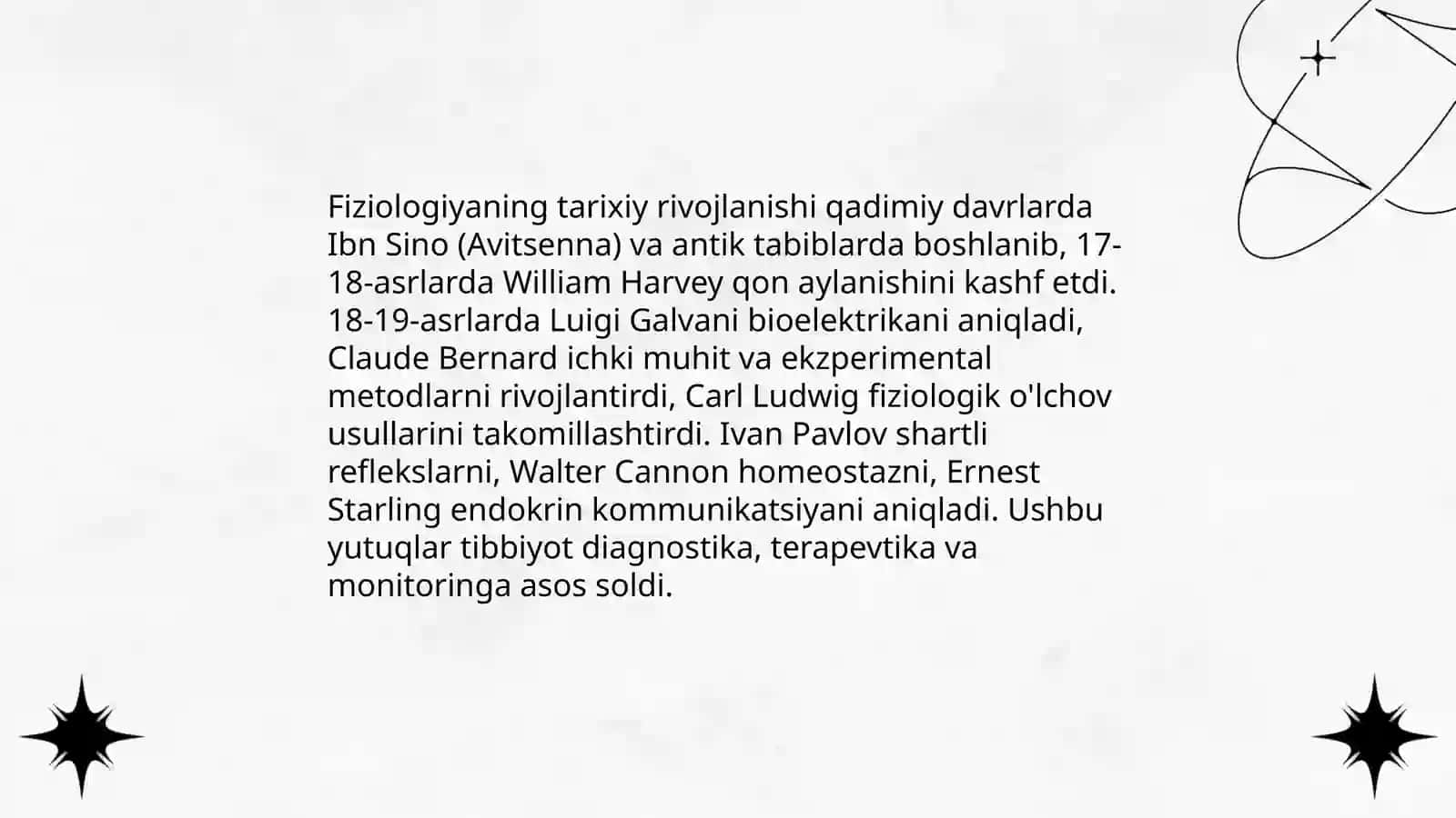 Fiziologiya fani: taʼrif, maqsad va predmet 4