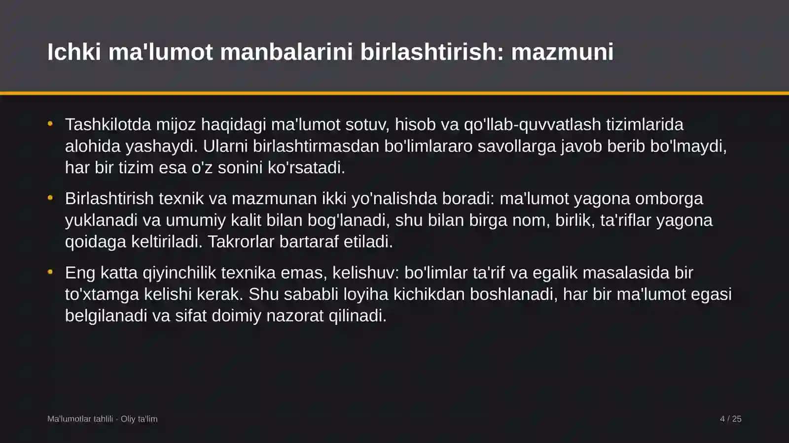 atom energetikasida ichki ma'lumotlar manbalarini birlashtirish 5299 4