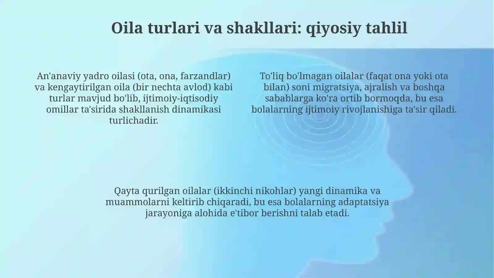 Ijtimoiy pedagogika oila tiplari va turlari 4