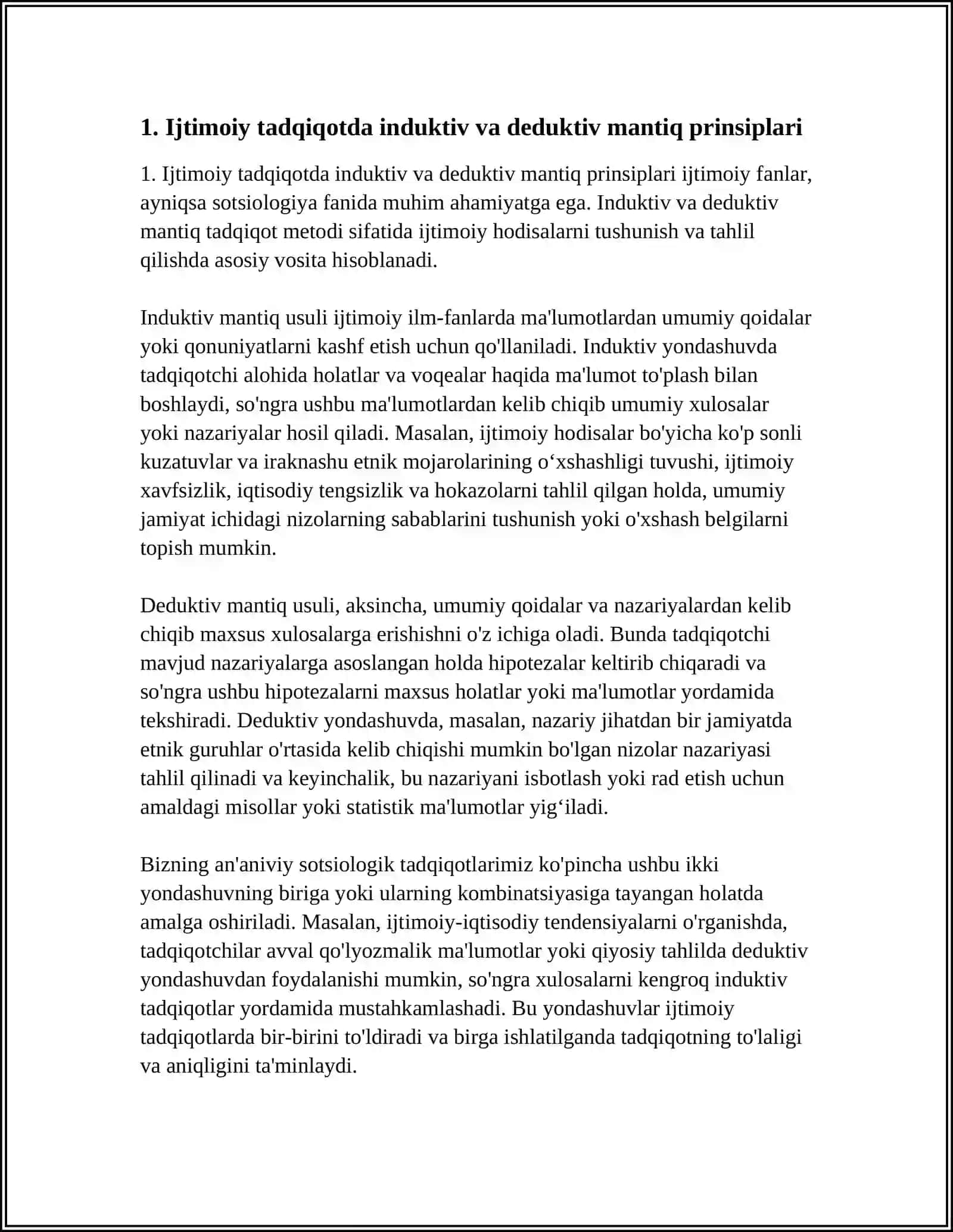 IJTIMOIY TADQIQOTLARDA PROGNOZLASH NAZARIYASINING METODOLOGIK ASOSLARI 4