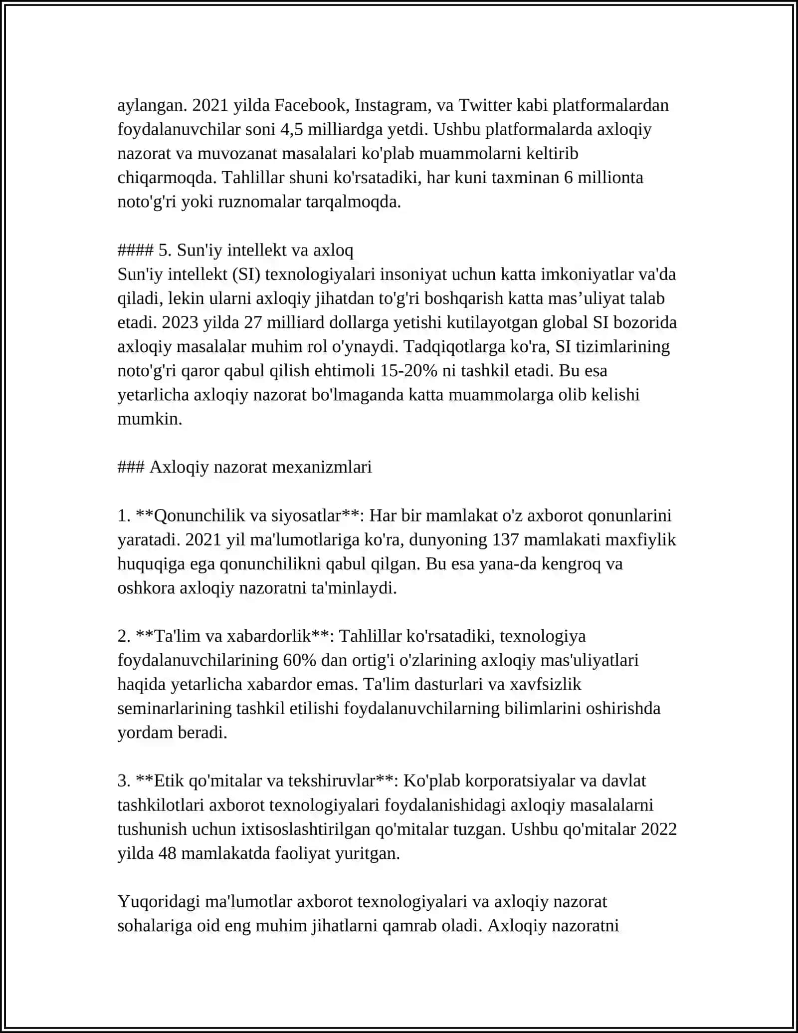 Axloqiy nazorat va axborot texnologiyalari 4