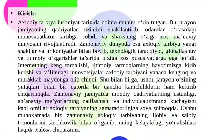 Zamonaviy axloqiy tarbiya 4