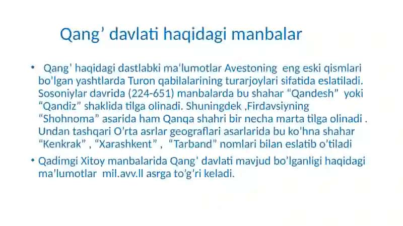 Qang’ davlati 4