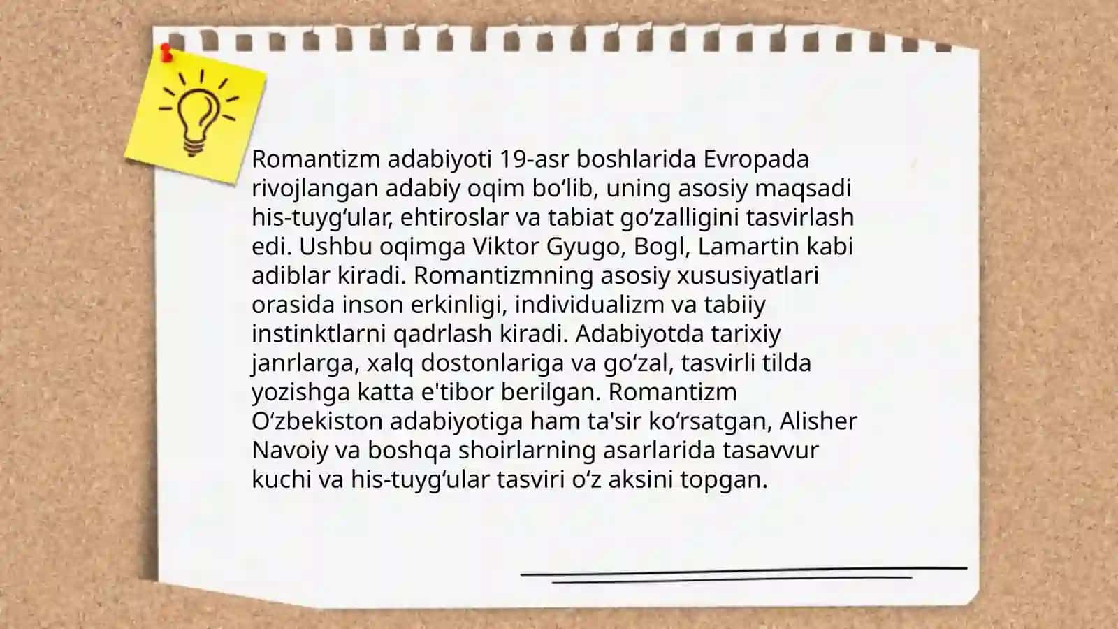Adabiy yo’nalishlar va maktablar 4