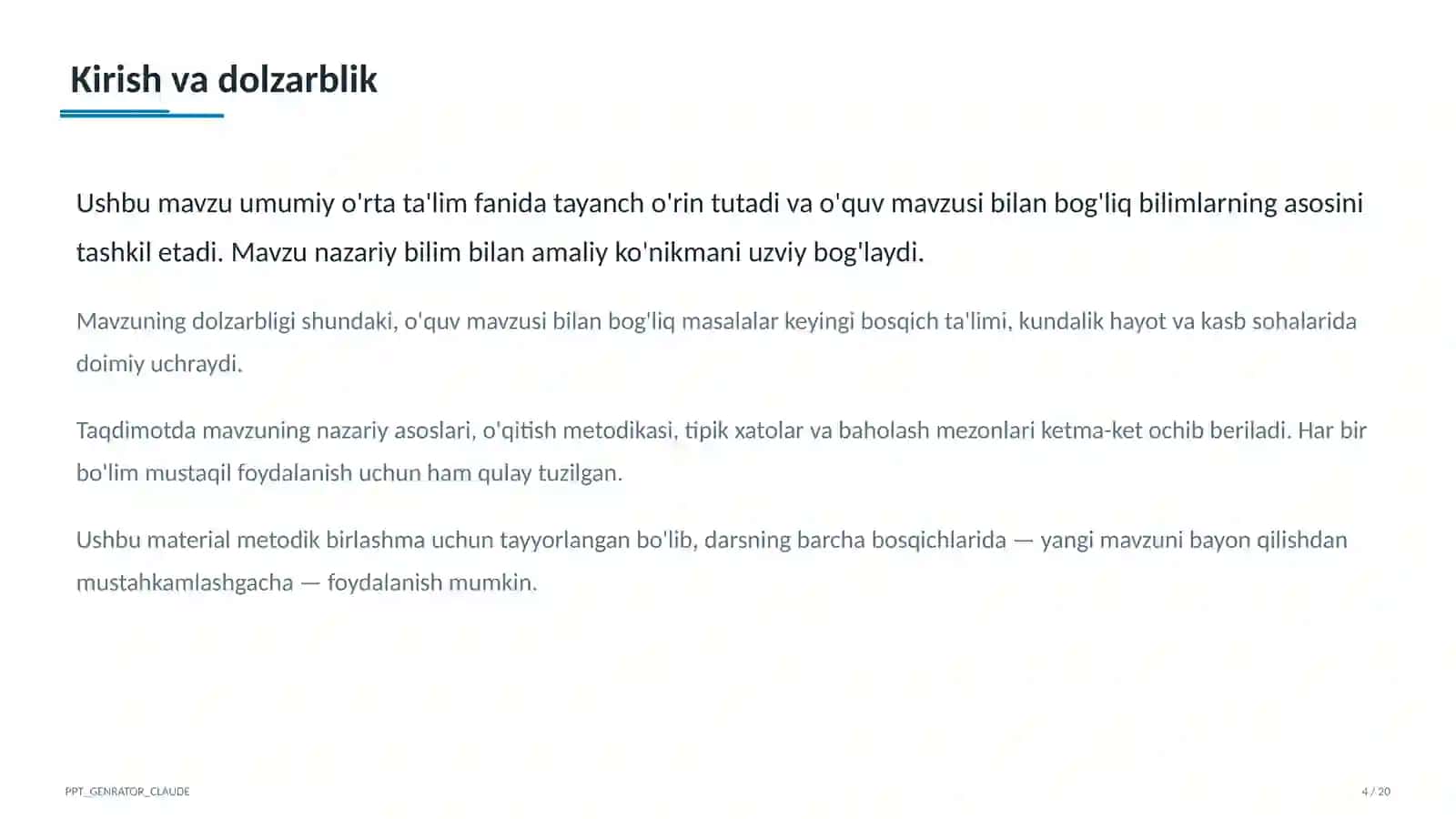 Differensiallashtirilgan ta'lim 4