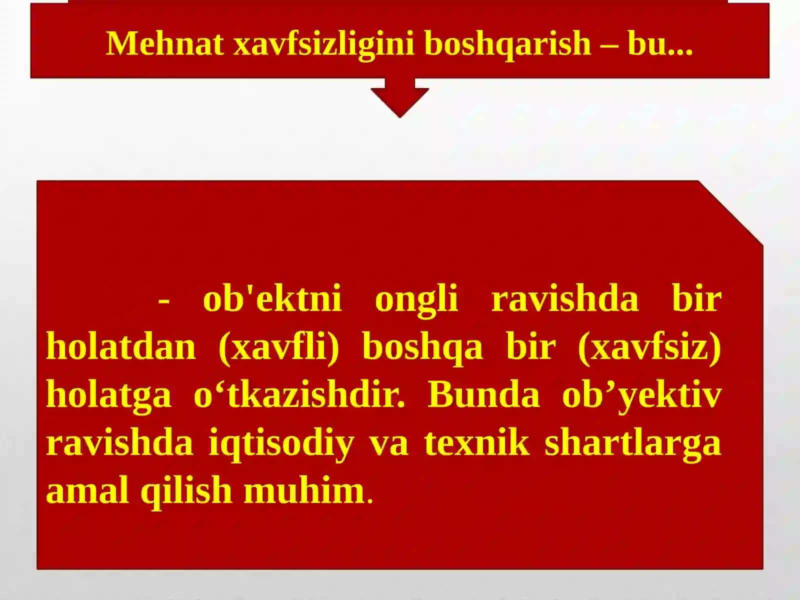Mehnatxavfsizliginiboshqarish.Yakkatartibdagimehnatgaoidmunosabatlar 4
