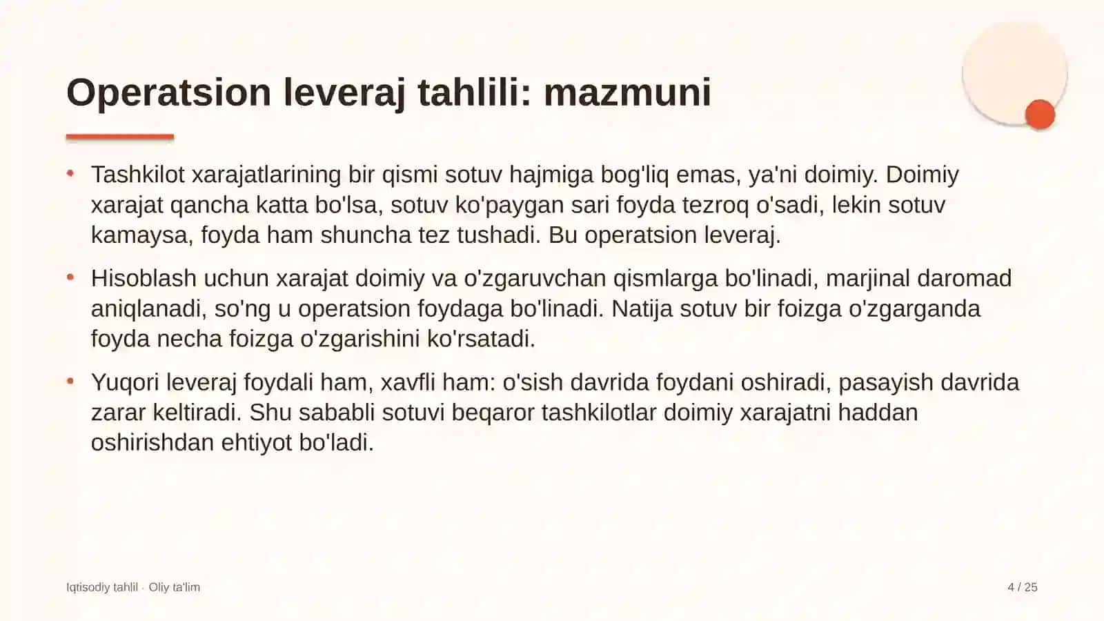 turistik axborot markazlarida operatsion leveraj tahlili 8724 4